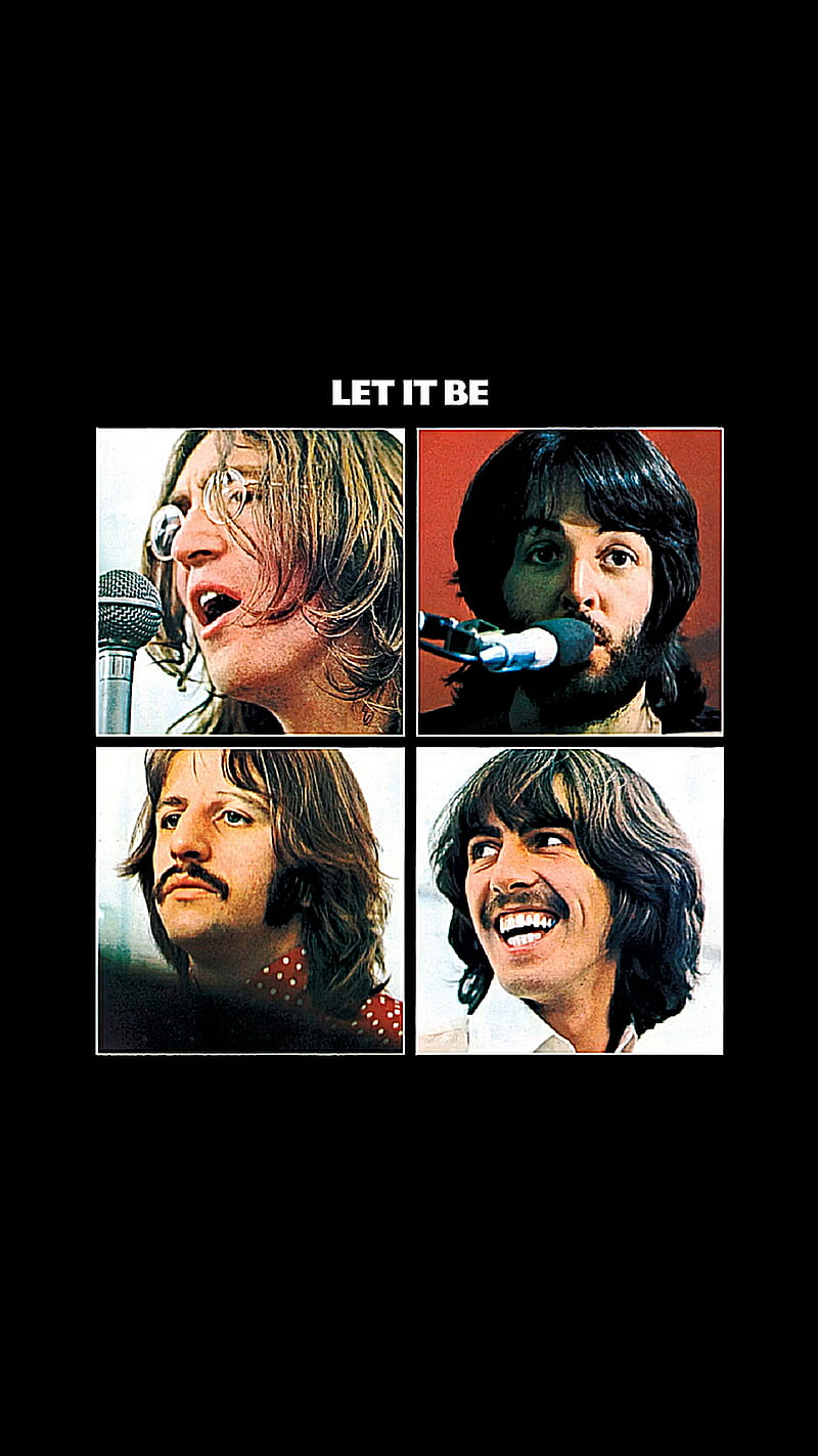 Let It Be, jaw, art, Beatles, Band, HD phone wallpaper