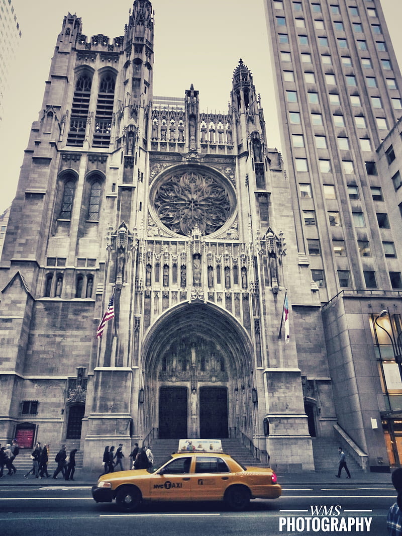 NYC Cathedral, havana, plus, taxi, creed, new york, new, driver, square, times, watchmeshootgraphy, HD phone wallpaper