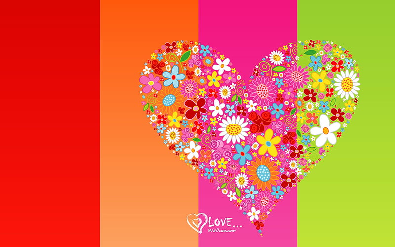 Elated - Valentines Day heart-shaped design 03, HD wallpaper