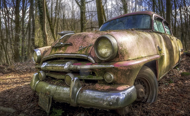 Vehicles, Wreck, Abandoned, Car, HD wallpaper