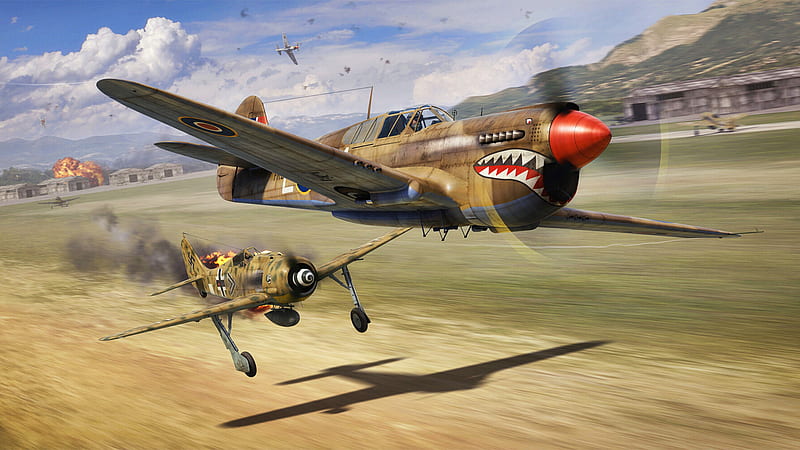 Curtiss P-40 Warhawk, HD wallpaper