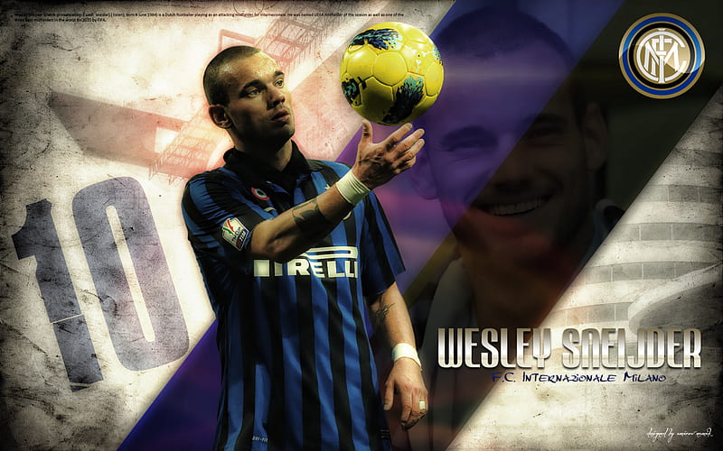 Download wallpapers Wesley Sneijder, 4k, soccer, footballers