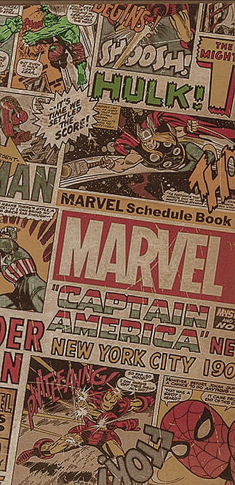 marvel comic, america, capitan, iron, man, thor, HD phone wallpaper