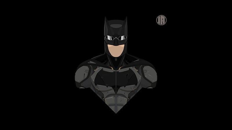 Batman DCEU Tactical Suit Minimalism , batman, minimalism, superheroes, HD wallpaper