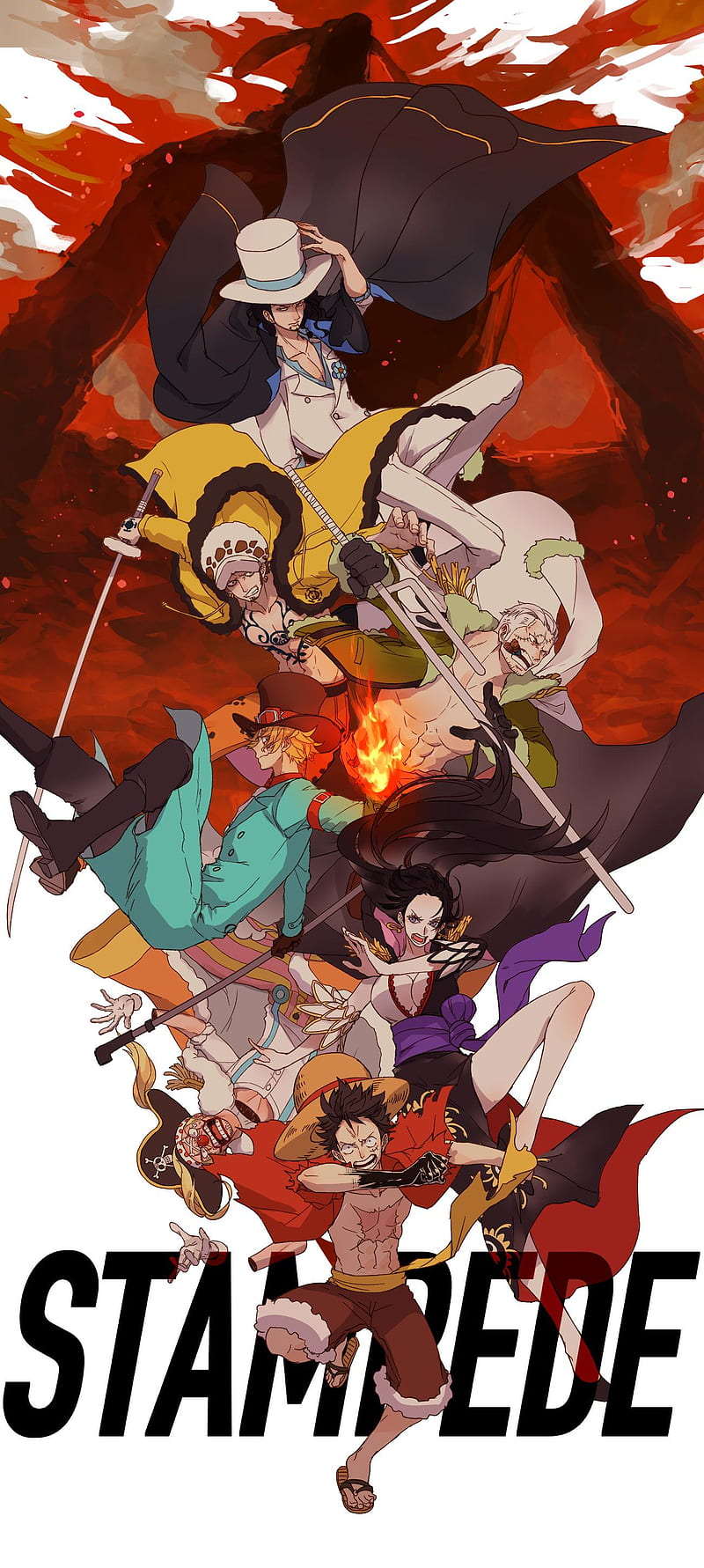 Luffy, Anime, Law, Smoker, Boa Hancock, One Piece, Sabo, Buggy, Manga, HD phone wallpaper