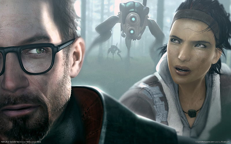 Half Life, Video Game, Half Life 2, Gordon man, Alyx Vance, HD wallpaper