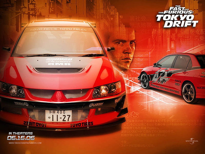 Tokyo Drift, races, hotrods, movie, action, HD wallpaper