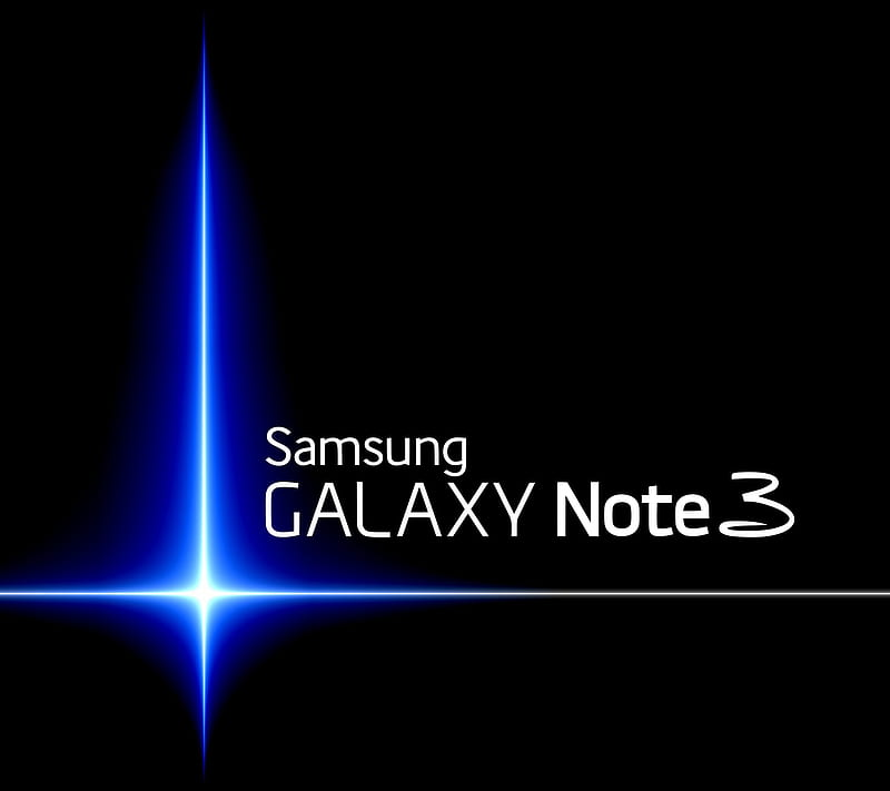 Note3, blue, galaxy, logo, neon, samsung, HD wallpaper