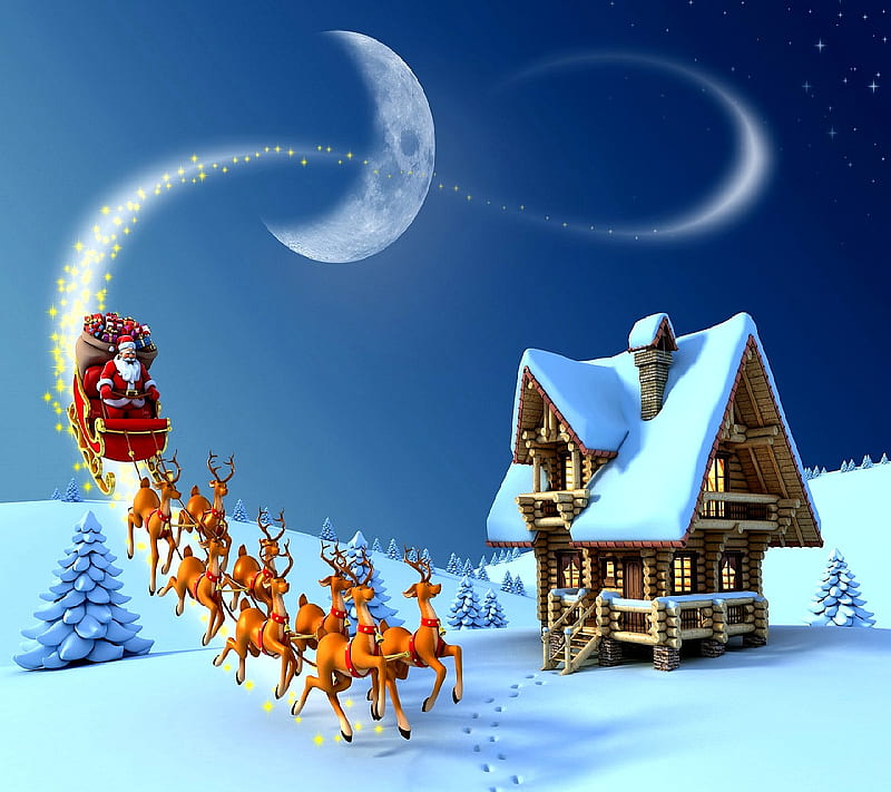 Santa Claus, HD wallpaper