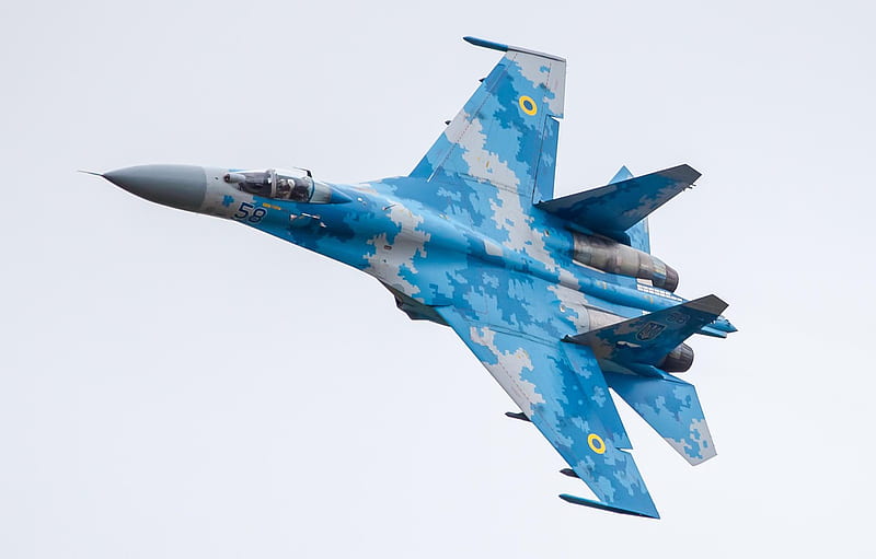 Fighter, Ukraine, Su 27, Ukrainian Air Force For , Section авиация, Sukhoi Su-27, HD wallpaper