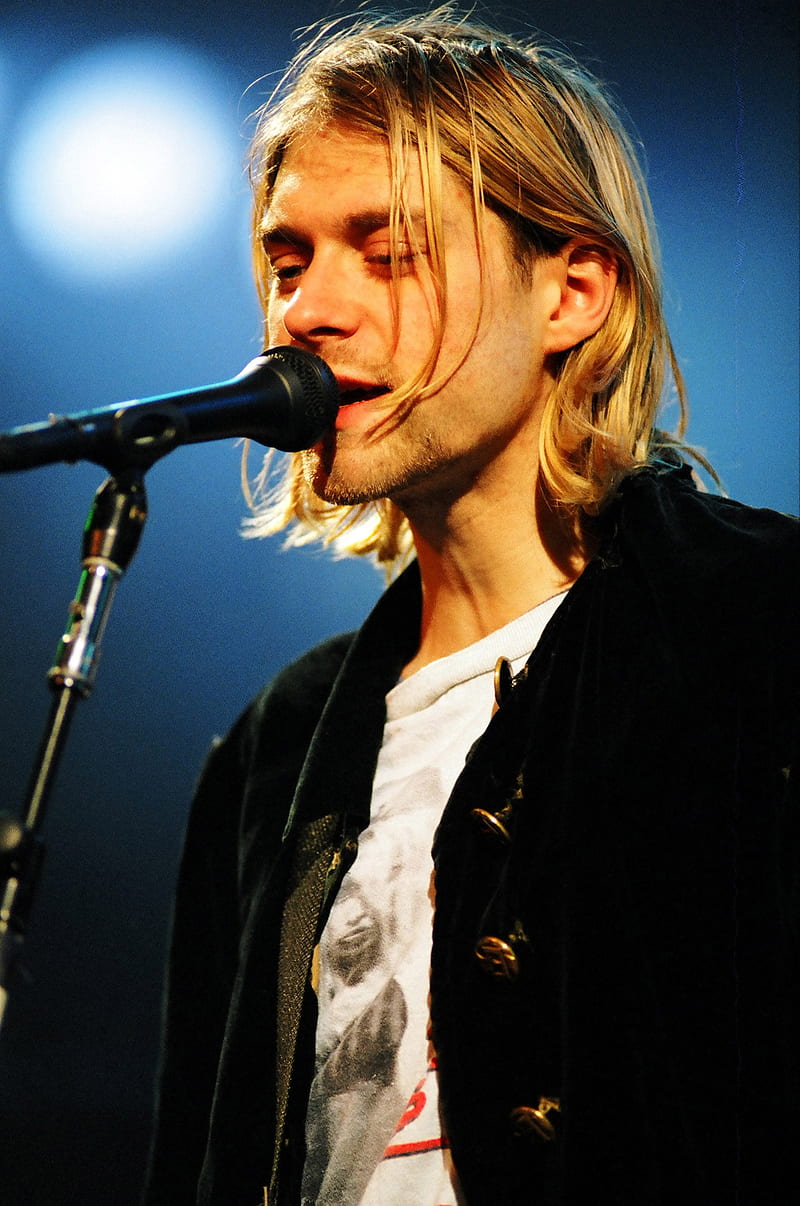 Kurt Cobain , cobain, grunge, kurt, kurtcobain, music, punk, rock, HD phone wallpaper