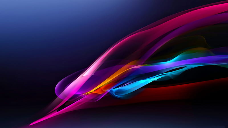 Colorful Xperia 1 Art Wide Screen Abstract Illustration Artwork Hd Wallpaper Peakpx