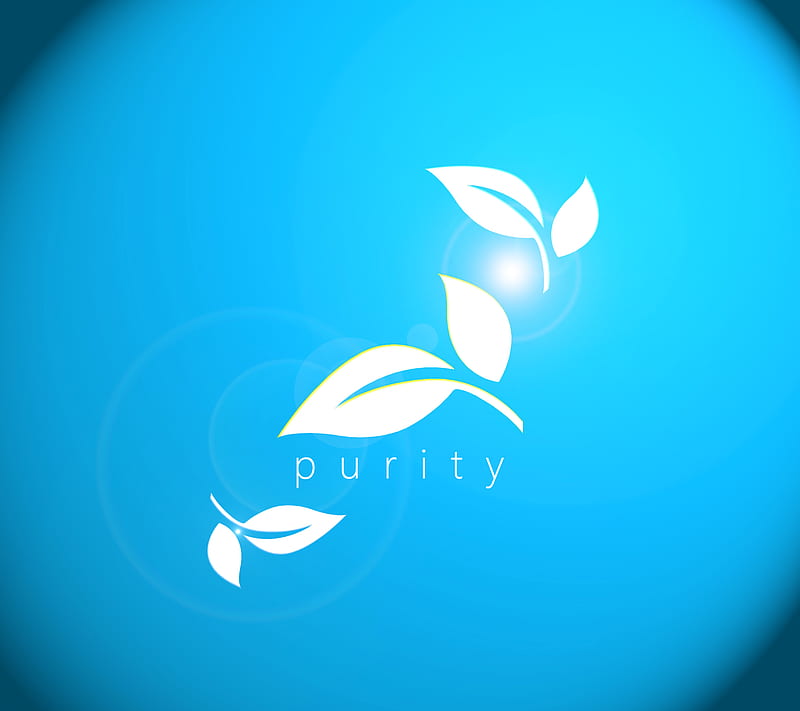 p u r i t y, blue, full , holo, leaf, leafs, nexus, nexus 5, purity, purity rom, HD wallpaper