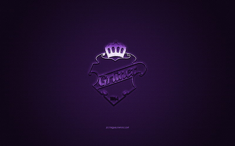 Gruner Ishockey IL, Norwegian ice hockey club, purple logo, purple ...