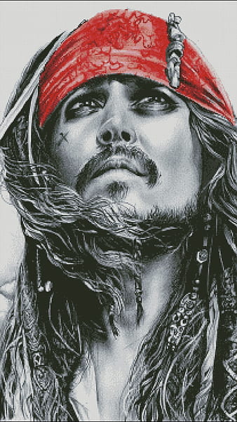 Art - Jack Sparrow (Johnny Depp) Steem Quest - With step by step process of  illustration progress — Steemit