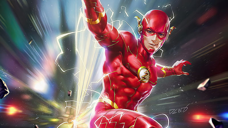 Flash, Barry Allen, DC Comics, HD wallpaper