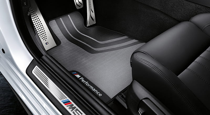 2014 BMW M5 with M Performance Parts - Floor Mat / Pedals - Interior Detail , car, HD wallpaper