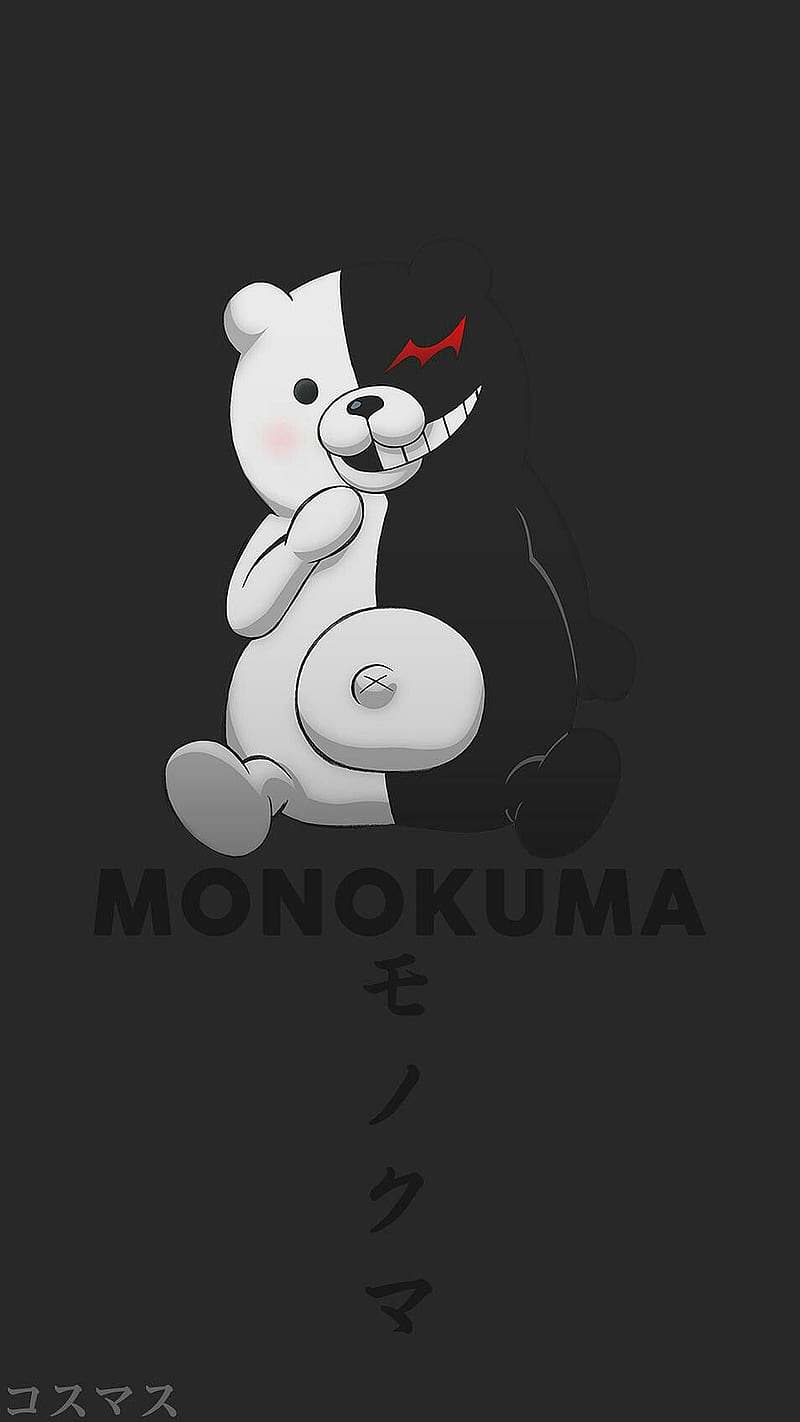 Danganropa monokuma, theme, HD phone wallpaper