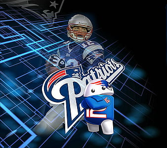 Tom Brady Android, football, new england patriots, nfl, patriots, tom brady, HD wallpaper