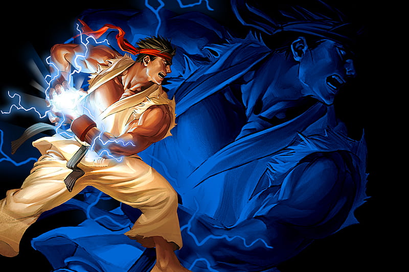 Ryu Hadouken Street Fighter 2, street-fighter-v, games, 2016-games, HD wallpaper