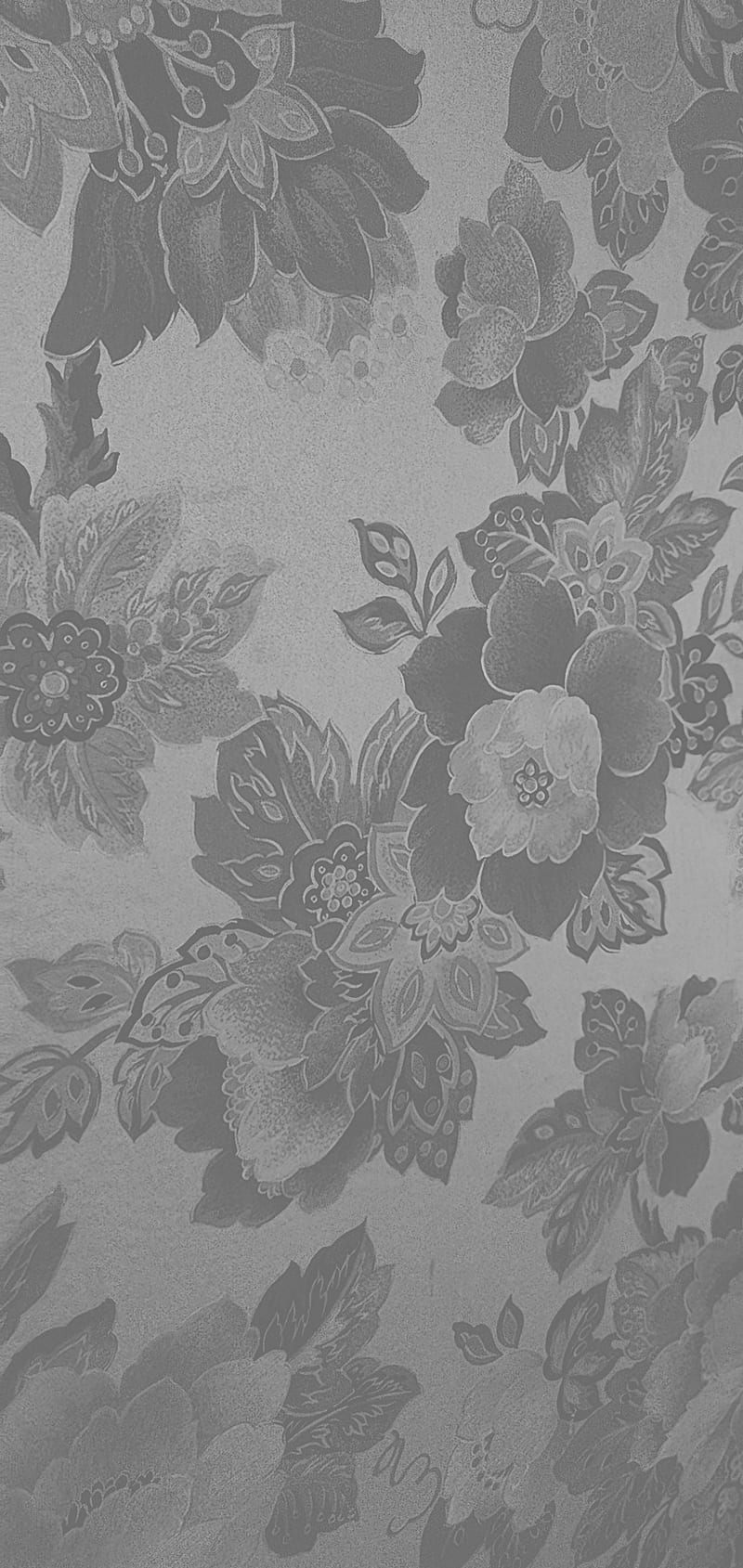 Grey Wall floral flowers black and white dark HD phone wallpaper   Peakpx