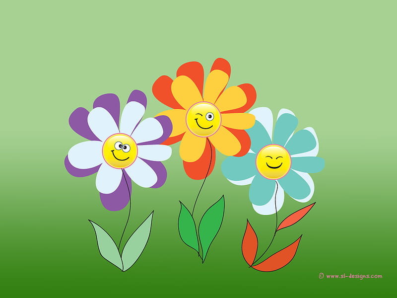 Flowers cute pattern smile flower face cartoon seamless background vector  illustration Happy Valentines Day Stock Vector Image  Art  Alamy