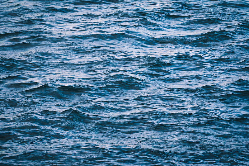 water, sea, waves, ripples, surface, HD wallpaper