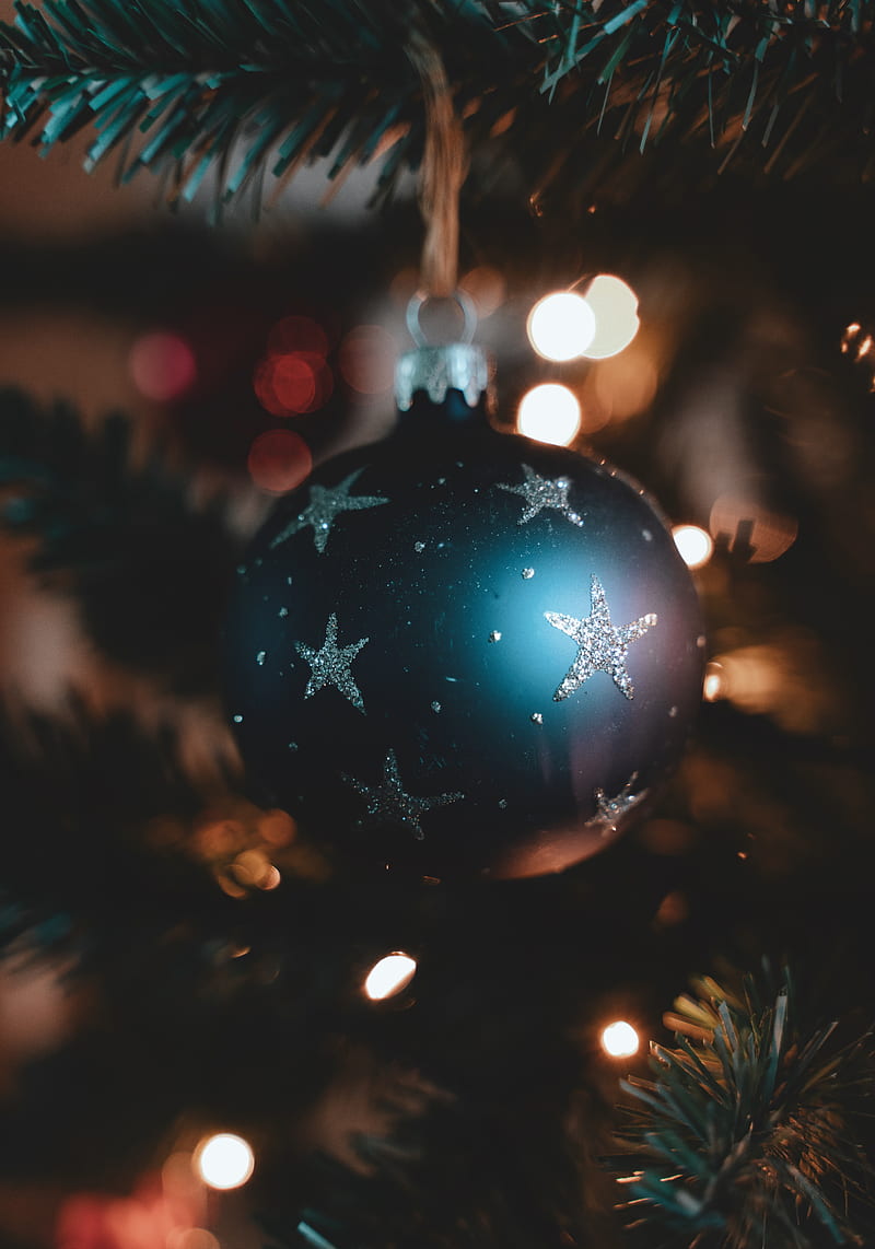 Christmas ornament, decoration, tree, new year, christmas, HD phone ...