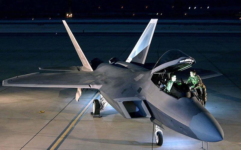 Lockheed Martin F-22 Raptor, rocket, aircraft, military, lockheed martin, raptor, planes, bombs, f-22, HD wallpaper