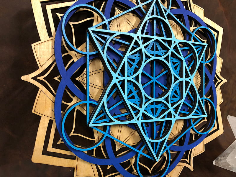 Lotus Mandala Metatrons Cube Seed of Life Wall Art Laser HD wallpaper   Peakpx