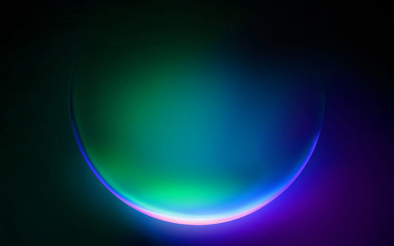 Abstract, Bubble, Glow, Windows 11, HD wallpaper