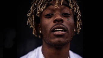 close of lil uzi vert in black background music, HD wallpaper