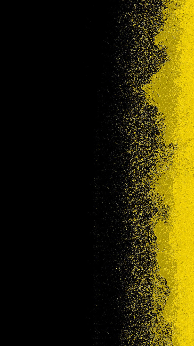 sand edge, abstract, sand, black, edge, flat, frame simple, texture, yellow, HD phone wallpaper