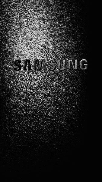 Samsung black, android, galaxy minimal, rustic, shine, HD phone wallpaper