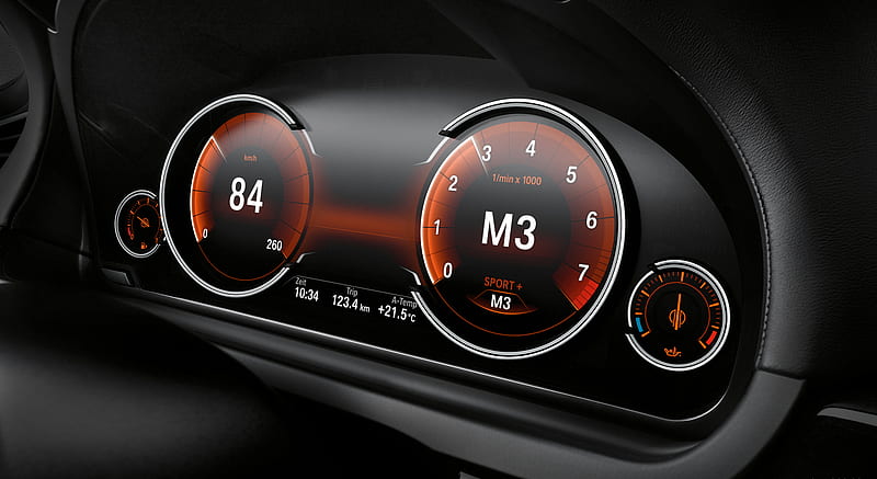 2013 BMW 7-Series Multifunctional Instrument Display Sport Mode , car, HD wallpaper