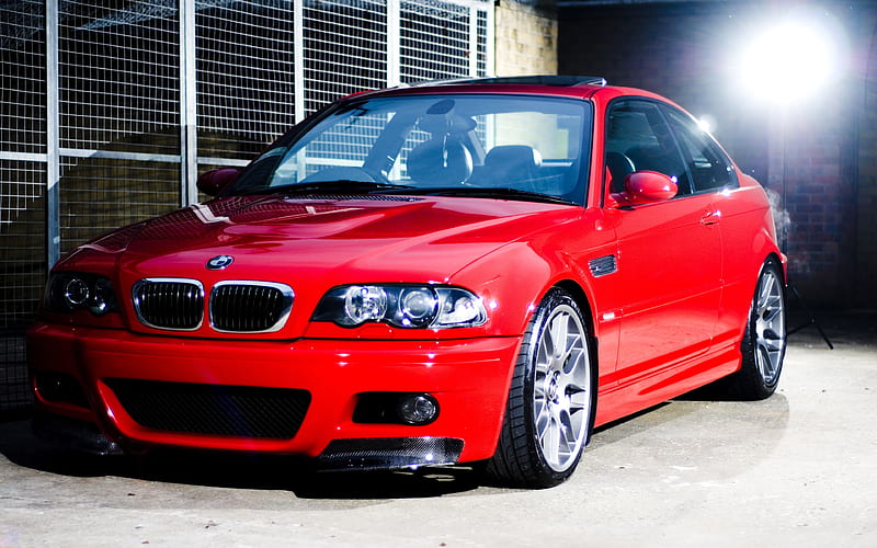 BMW serie 3, E46, tuning, cupé, autos alemanes, rojo e46, BMW, Fondo de pantalla HD |  Picopx
