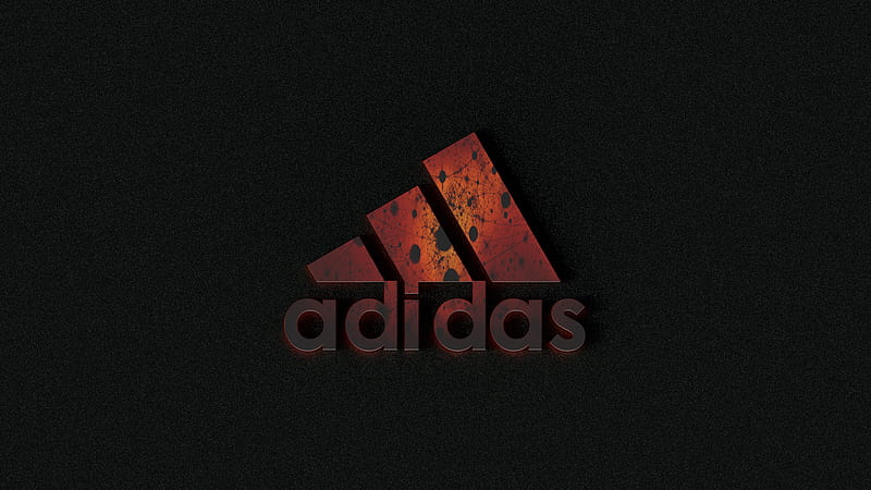 3D Adidas CGI Digital Art Logo Adidas, HD wallpaper