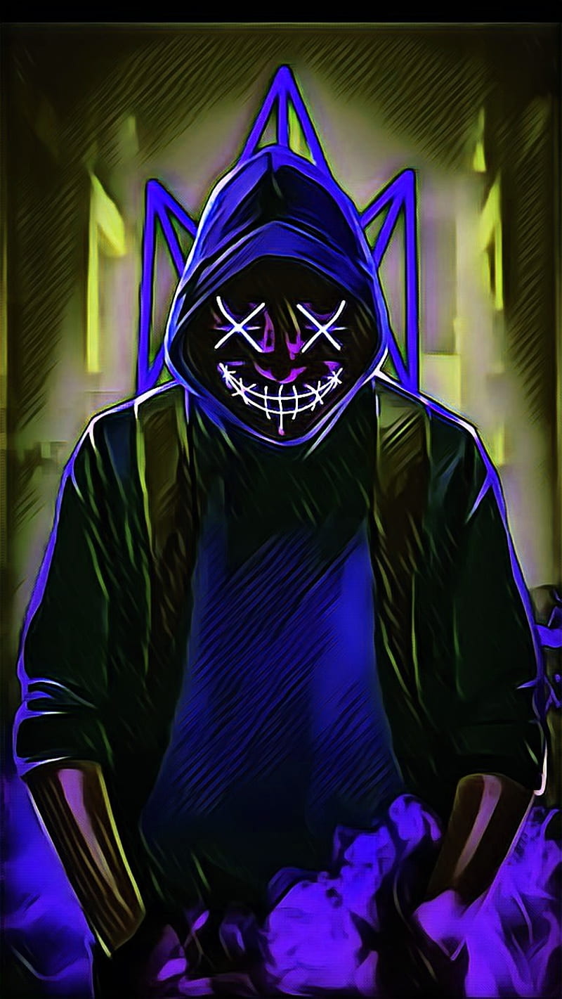 Mask guy, black, blue, cartoon, creed, galaxy, god, guardians, mortal, son,  tron, HD phone wallpaper | Peakpx