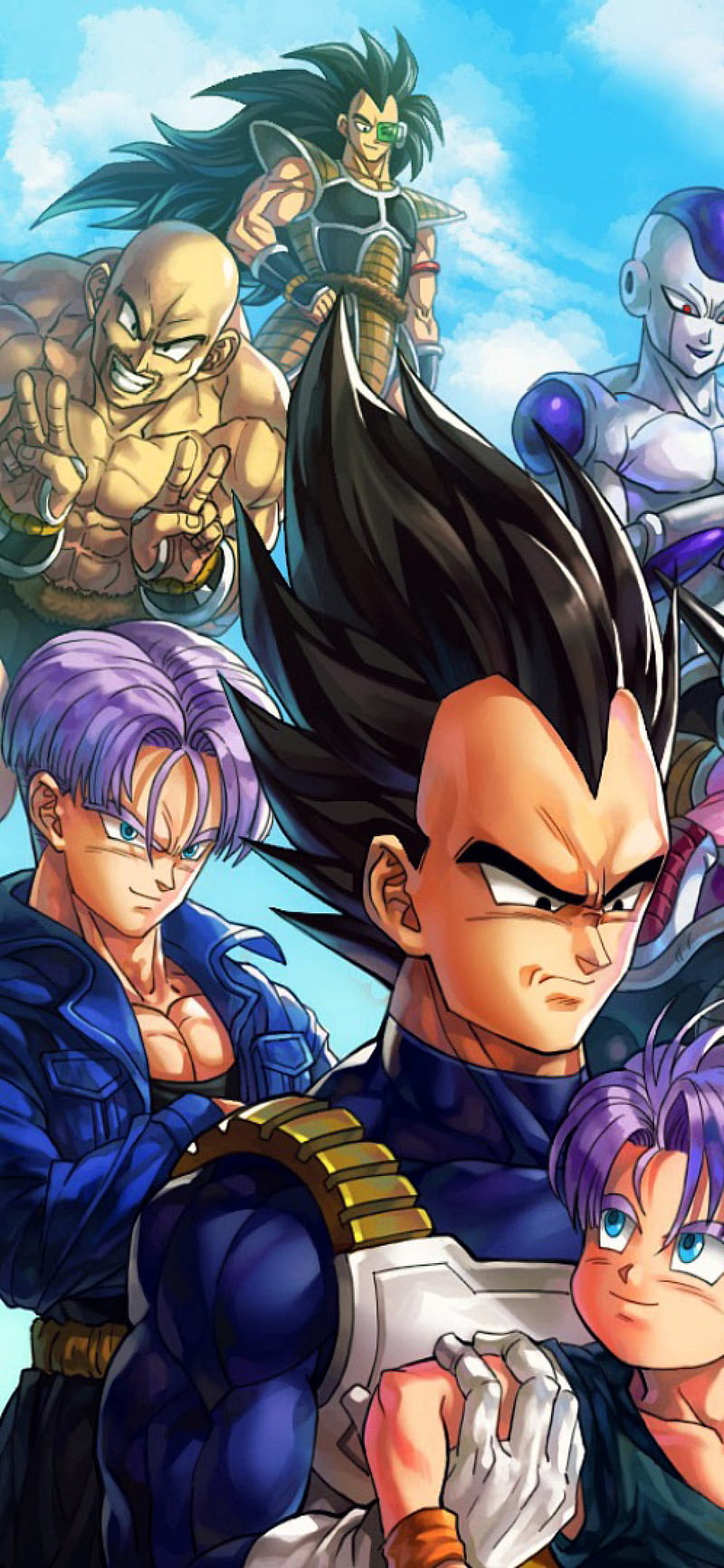 Dbz Vegeta Nappa And Raditz