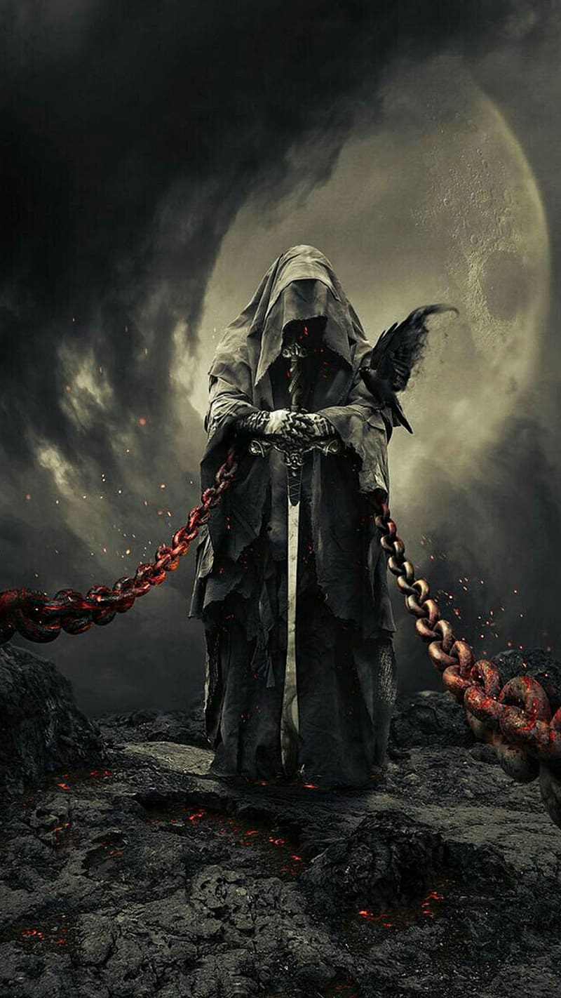 Best Horror, Ghost With Sword, sword, danger, HD phone wallpaper