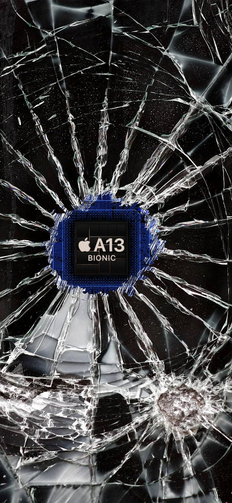 Apple a13 bionic, black, iphone, phone, proce, processor, HD phone wallpaper