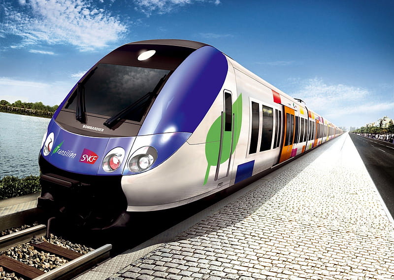 High Speed, high speed train, modern, speed, train, technology, abstract, fast, HD wallpaper