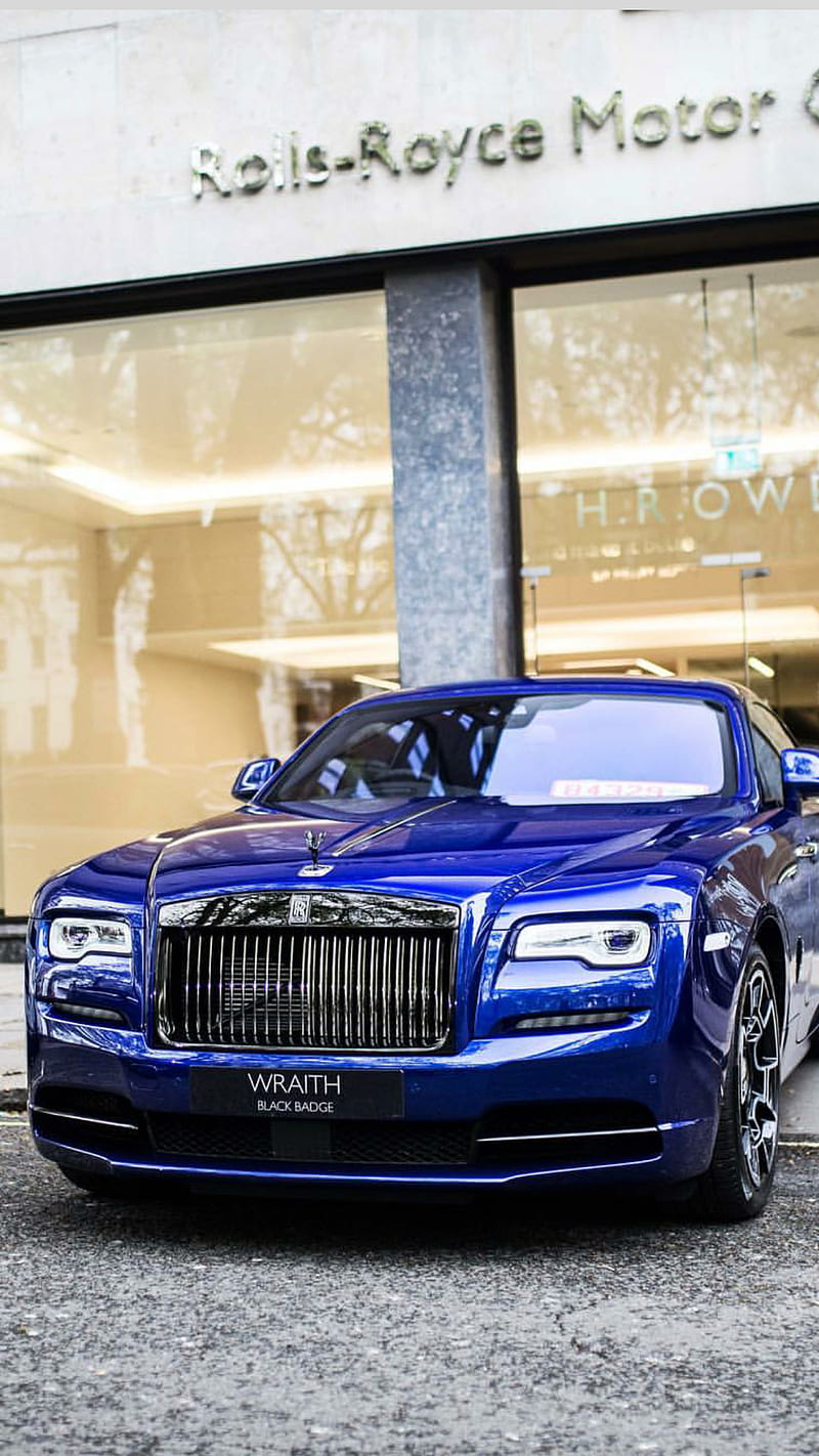 Rolls Royce Wraith, blue, carros, rolls royce, HD phone wallpaper | Peakpx