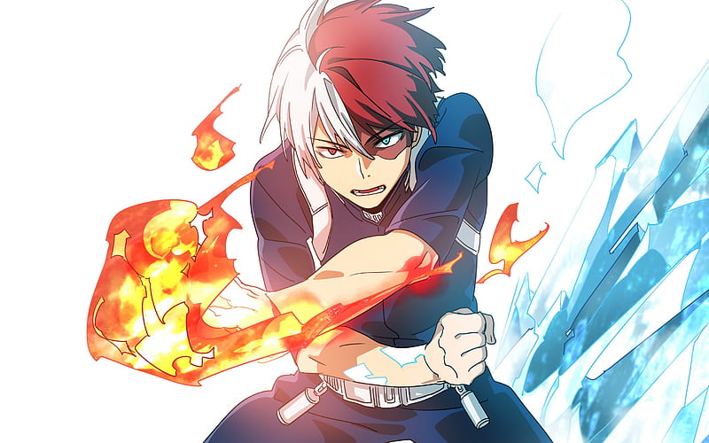 Boku no Hero Academia, Shouto Todoroki, Japanese manga, anime manga, characters, HD wallpaper