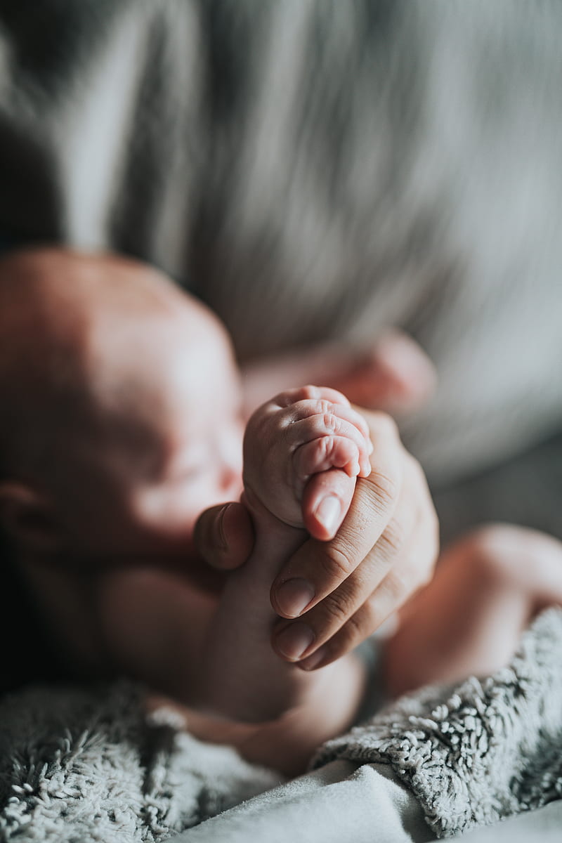 person holding babys feet, HD phone wallpaper