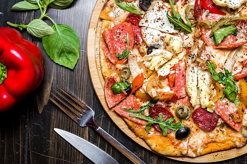 Pizza, Gastronomy, Pepper, Food, HD wallpaper | Peakpx