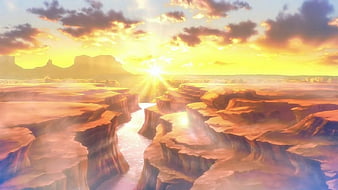 Kanjoni nestajanja  HD-wallpaper-anime-sunset-canyon-canyon-scenery-anime-river-sunset-nature-thumbnail