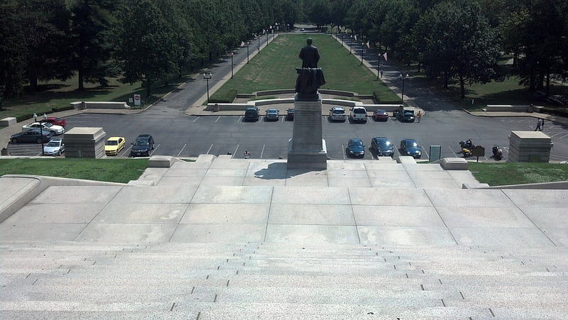 McKinley Monument Park View, mckinley monument, canton ohio, american president, ohio, us president, canton, william mckinley, HD wallpaper