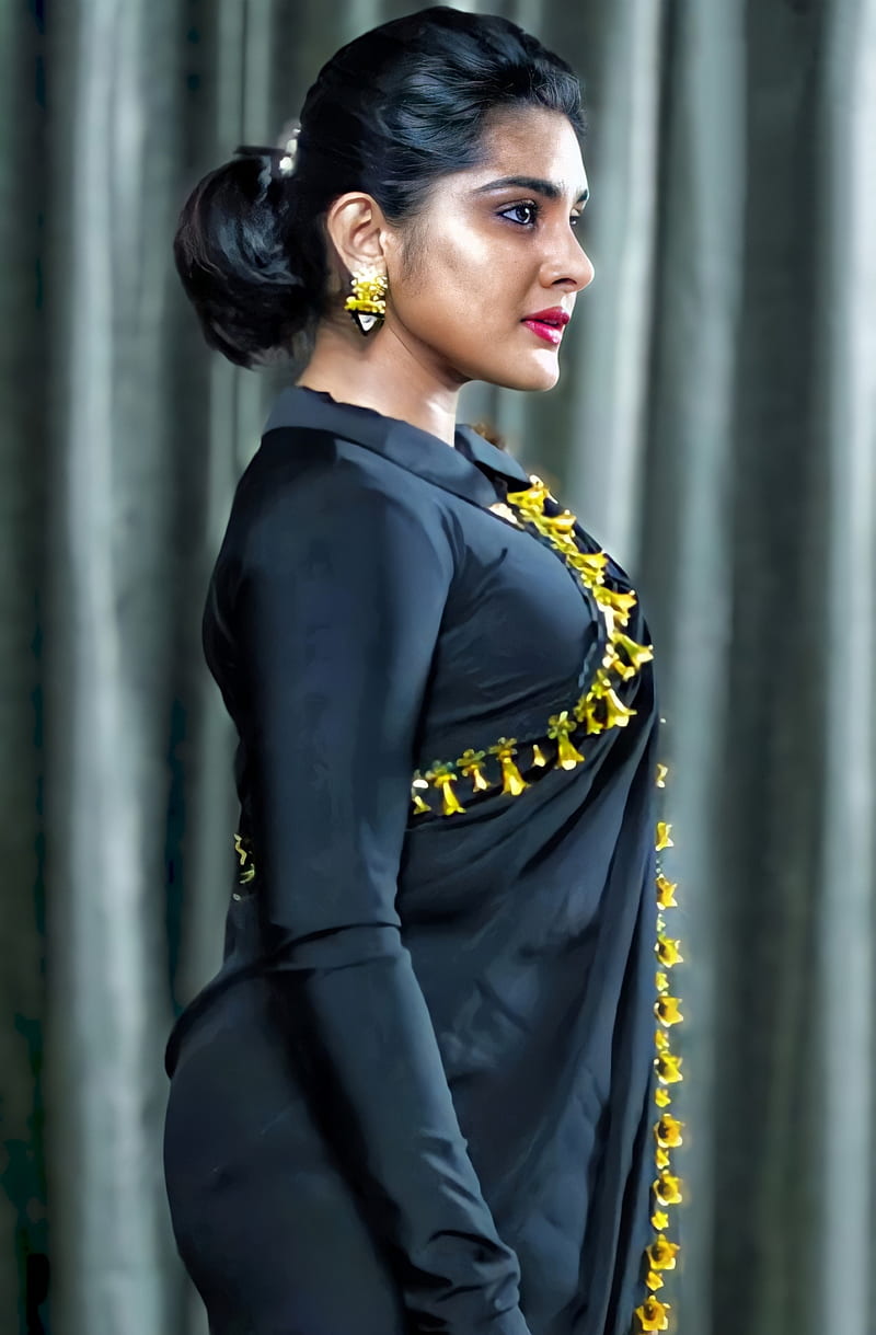 Nivetha Thomas, fashion design, mallu actress, HD phone wallpaper