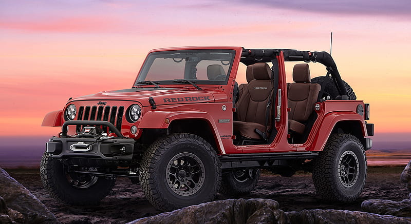 2015 Jeep Wrangler Red Rock Concept - Front , car, HD wallpaper